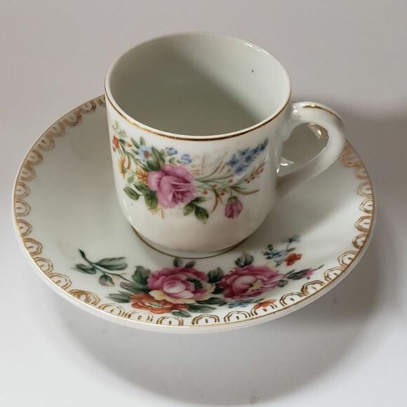 S.G.K. China Cup and Saucer Made in Occupied Japan - Picture 1 of 13